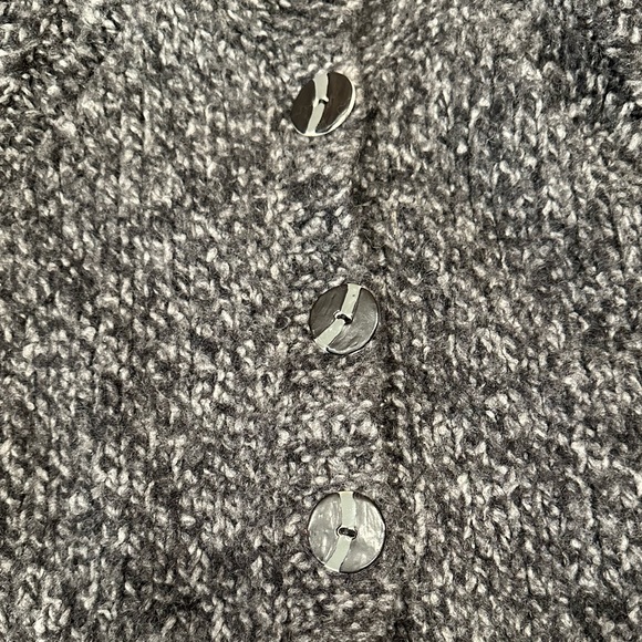 Hand Knitted Rowen Wool Cardigan Sweater - Size XS - Picture 2 of 5